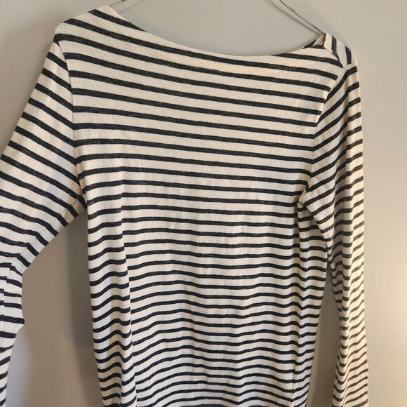 GAP Black and White Striped Blouse - Picture 3 of 7